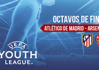 El Atlético de Madrid se enfrentará al Arsenal en los octavos de final de la Youth League