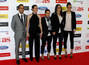 Temp 2014-2015. Gala AS Lola Gallardo, Nagore, Meseguer y Sopuerta