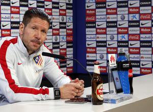 temporada 14/15. Rueda de prensa de Simeone en la ciudad deportiva de Majadahonda