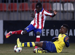 Youth League. Octavos de final. Atlético de Madrid - Arsenal.