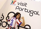 Temp. 2014-2015. Fontemanha visitando el stand de Portugal