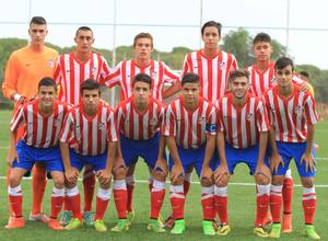 Once del Atlético de Madrid Juvenil Liga Nacional de la temporada 14-15