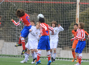 Temporada 14/15. ATM - Real Madrid. Alevín.