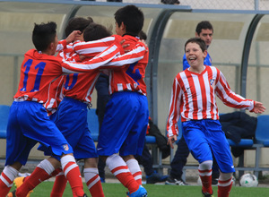 Temporada 14/15. ATM - Real Madrid. Alevín..