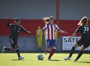 Temp. 2014-2015. Atlético de Madrid Féminas-Transportes Alcaine vuelta