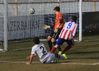 Dani Espejo anota el primer gol del Atlético B frente al Real Unión