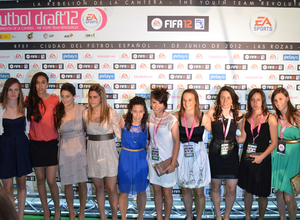 Temporada 2012-2013. Jugadoras premiadas en la gala Fútbol Draft 2012