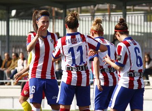 Temp. 2014-2015. Atlético de Madrid Féminas-CD Santa Teresa vuelta