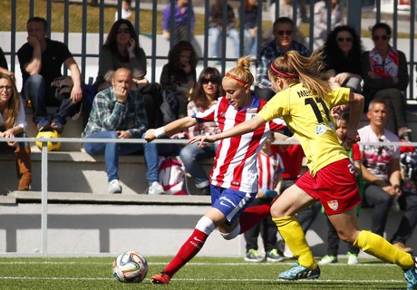 Temp. 2014-2015. Atlético de Madrid Féminas-CD Santa Teresa vuelta