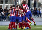 Temp. 2014-2015. Celebración gol del Féminas B
