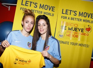 Temp. 2014-2015. Sosa y Esther en el gimnasio fisico