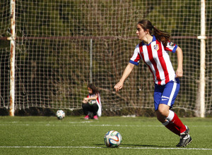 Temp. 2014-2015. Rocío Gálvez del Féminas durante el partido ante el Albacete