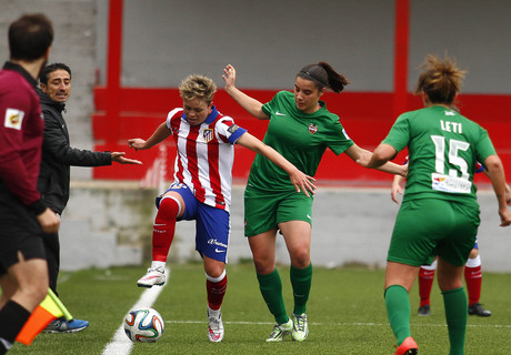 Temp. 2014-2015. Amanda del Féminas durante el partido ante el Levante