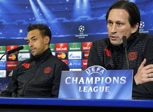 temporada 14/15. Rueda de prensa previa de Champions contra Bayer. 