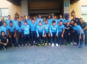 El Atlético de Madrid B se concentró en el Hotel Tryp Comendador de Los Ángeles de San Rafael antes de jugar frente al Trival Valderas