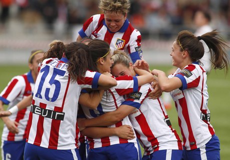 Temp. 2014-2015. Atl&eacute;tico de Madrid F&eacute;minas-Valencia vuelta