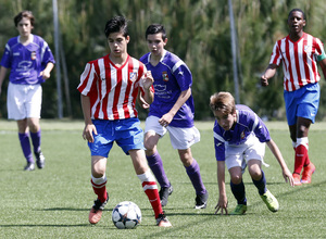 temporada 14/15. Partido Atlético de Madrid Infantil