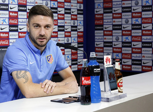 temporada 14/15. Rueda de prensa de Siqueira en la ciudad deportiva de Majadahonda