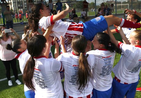 Temp. 2014-2015. Atlético de Madrid Féminas C campeón de Liga