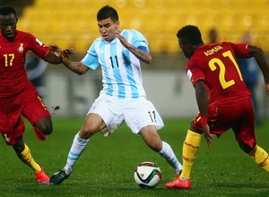 Ángel Correa en el partido contra Ghana. Mundial Sub-20