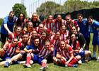 Temp. 2014-2015. Atlético de Madrid Féminas B campeón de Copà