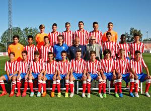 Plantilla del Atlético Madrileño Cadete que participa en la Nike Cup 2015 en Elche