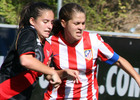 Temporada 2012-2013. Rocío Varona durante peleando un balón dividido