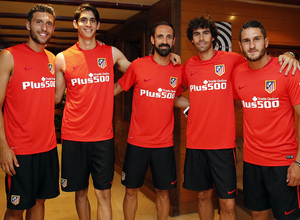 temporada 15/16. Llegada a los Ángeles de San Rafael. Tiago Borja Koke Bounou y Juanfran