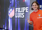 temporada 15/16. Rueda de prensa de Filipe Luis en el estadio Vicente Calderón. 
