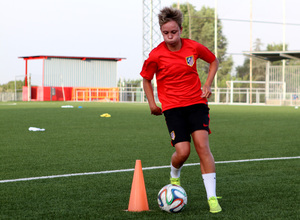 Pretemporada 2015-2016. Primer entrenamiento del Atlético de Madrid Féminas.