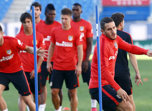 temp. 2015-2016. Entrenamiento Vicente Calderón Atlético de Madrid-FCB