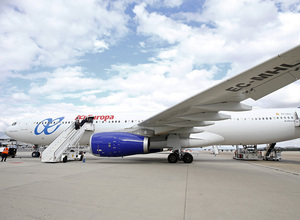Airbus A330 de Air Europa para el viaje a Astana