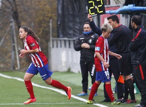Temporada 2015/2016. Atlético de Madrid Féminas-Oviedo Moderno.