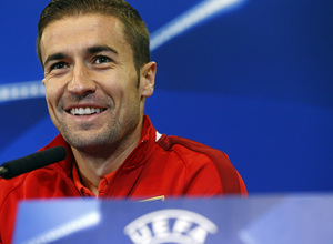 temporada 15/16. Rueda de prensa de Simeone y Gabi en el estadio Vicente Calderón. Previa de Champions Galatasaray