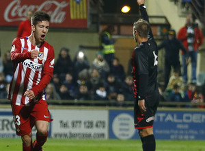 Reus-Atlético de Madrid. Partido de ida de los 1/16 de final de la Copa del Rey. 