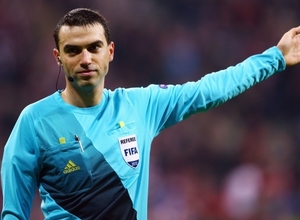 Ovidiu Hategan, árbitro del Benfica-Atlético de Madrid