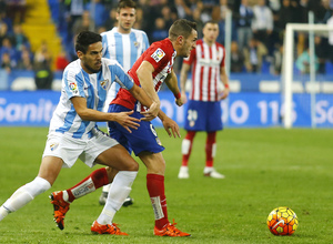 Málaga-Atlético de Madrid. 16ª jornada de la Liga.