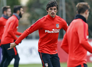 temporada 15/16. Entrenamiento en la ciudad deportiva de Majadahonda. Savic durante el entrenamiento