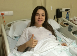 Temporada 15/16. Sandra Calvo operada con éxito