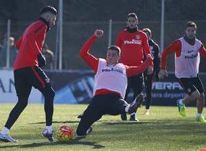 Temporada 2015-2016.Entrenamiento en la ciudad deportiva de Majadahonda 16-01-2016.