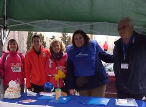 Silvia Meseguer en la V Marcha Solidaria Parque Regional Sureste.