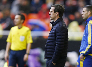 Gary Neville, entrenador del Valencia