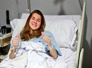 Ana Fernández, jugadora del Juvenil A del Atlético de Madrid.