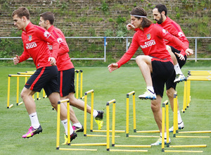 Temporada 2015-2016.Entrenamiento en la Ciudad Deportiva Wanda Atlético de Madrid de Majadahonda 22-04-2016.