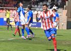 Cidoncha celebra su gol al Fuenlabrada, que fue el 2-0