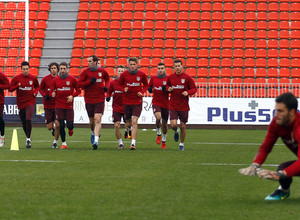 Temporada 2016-2017. Entrenamiento en la ciudad deportiva Wanda Atlético de Madrid 25_11_2016. 