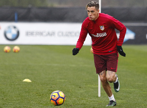 Temporada 16/17. Entrenamiento en la Ciudad Deportiva Wanda. 16/12/2016.Giménez