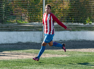 Zaka marcó otro doblete en el triunfo del Atlético B en casa del Villaverde