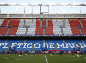 Temp. 16/17 | Entrenamiento en el Vicente Calderón. 18/01/2017. 