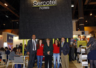 Temp. 16/17 | Bea Beltrán y Kenti Robles del Femenino visitaron Fitur el stand de Sercotel Hoteles